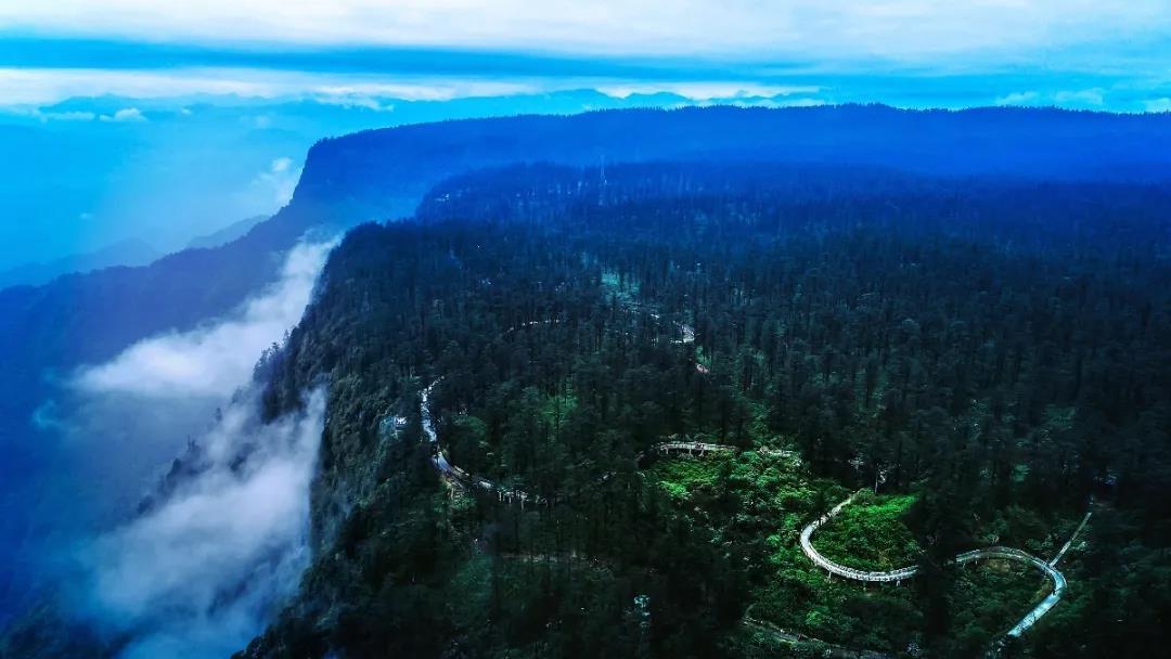 瓦屋山山顶图片